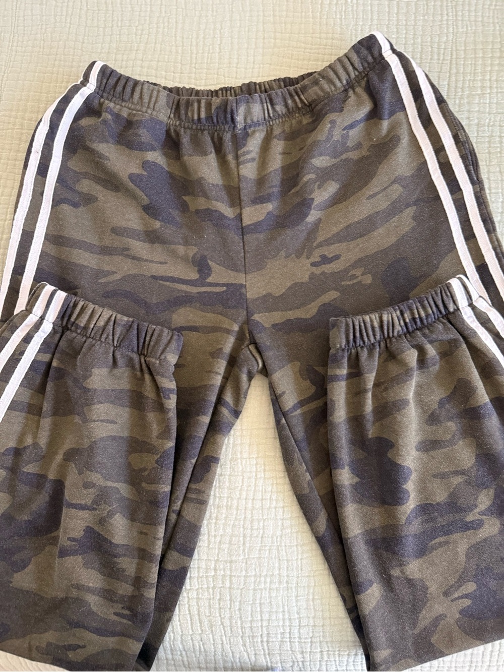 BiBi Olive Camo Track Joggers with Side Stripe - Picture 2 of 3